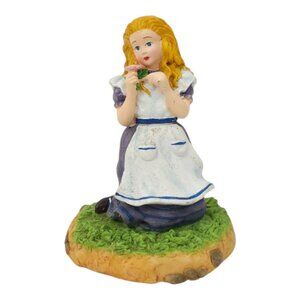 Yarto Group Secret Sculptures Alice in Wonderland Figurine 4" Figure Pink Flower